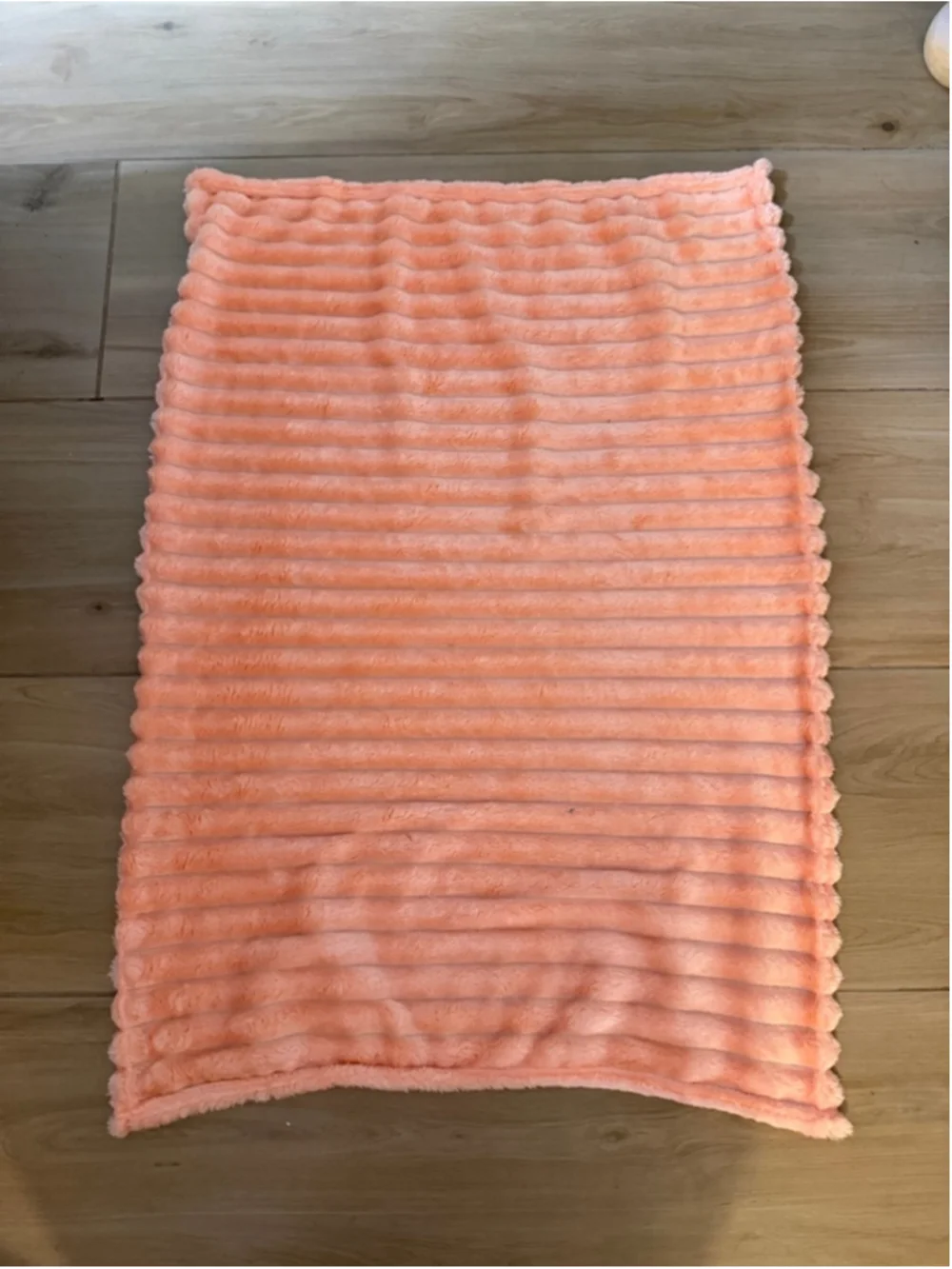 NEW Pink Fuzzy Toddler Blanket Fluffy Lightweight 27”x40”